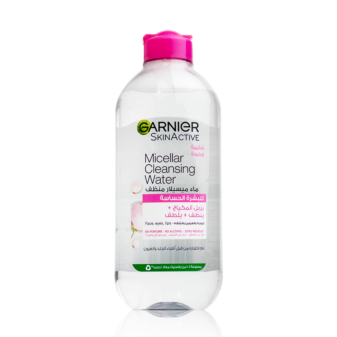 Garnier Skin-Active Micellar Cleansing Water – For Sensitive Skin (Large Size)