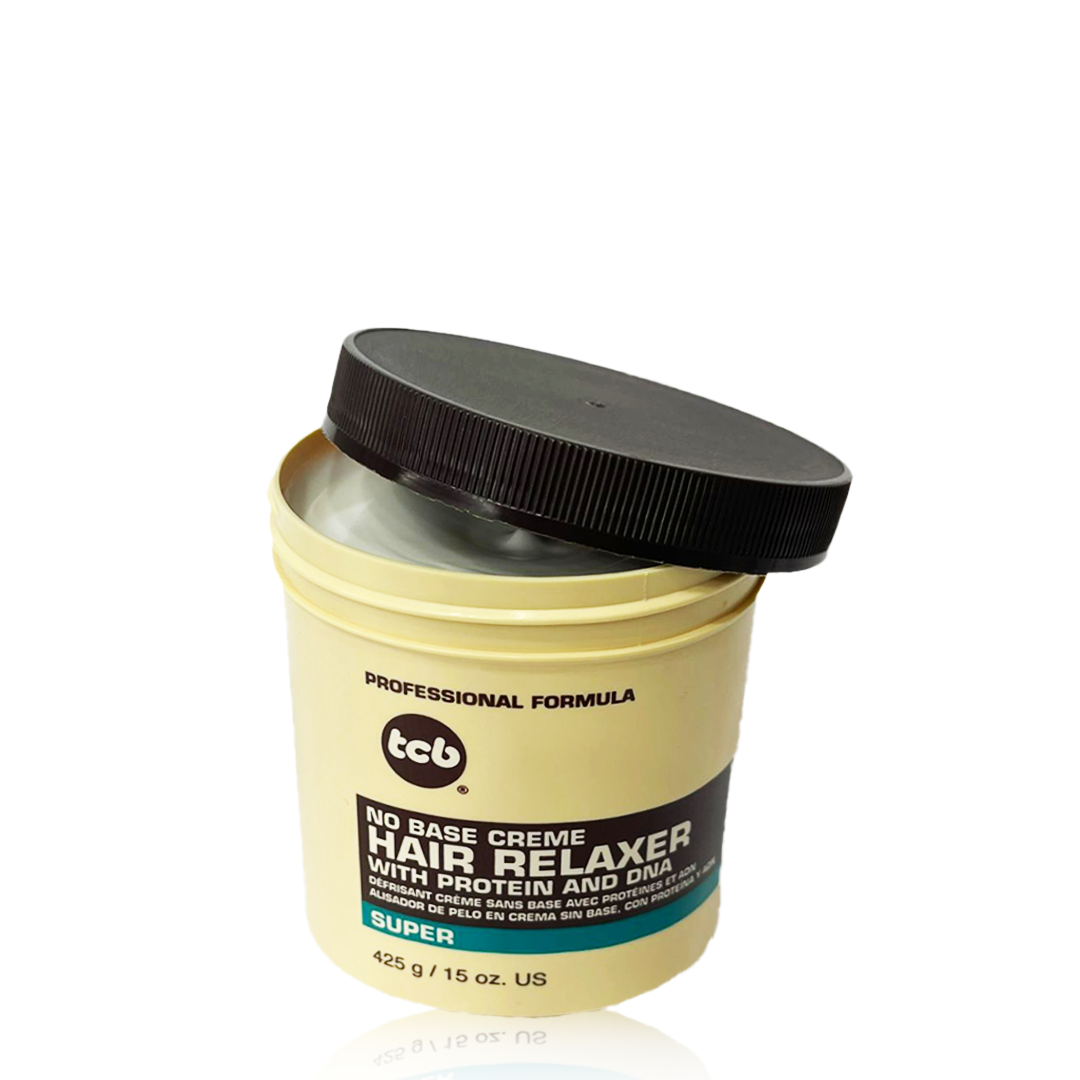 TCB No Base Creme Hair Relaxer with Protein and DNA – Super