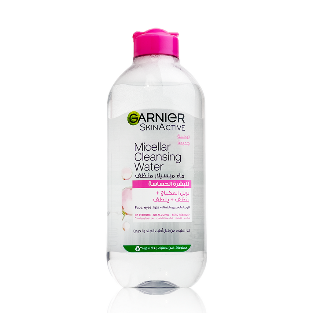 Garnier Skin-Active Micellar Cleansing Water – For Sensitive Skin (Large Size)
