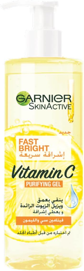 Garnier Fast Bright Vitamin C Purifying Gel Wash – 400ml Skin Care