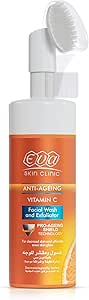 Eva Skin Clinic Vitamin C Facial Wash and Exfoliator for Cleansed and Ultimate Even Glow 150 Ml
