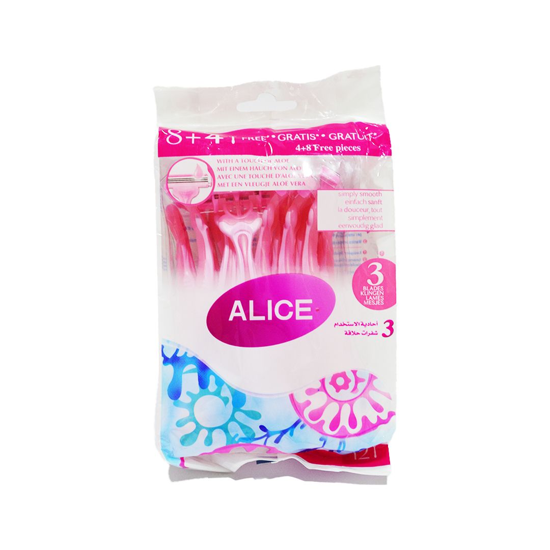 Alice Shaving Razors 12 Pcs