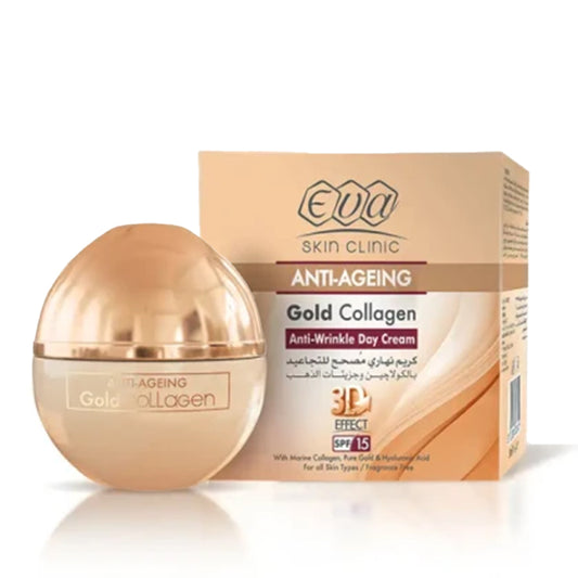 Day Cream Wrinkle Corrector with Collagen and Gold Particles