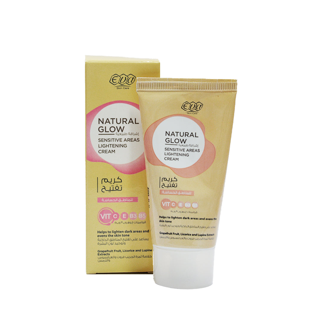 Eva Skin Care Natural Glow Lightening Cream For Sensitive Areas