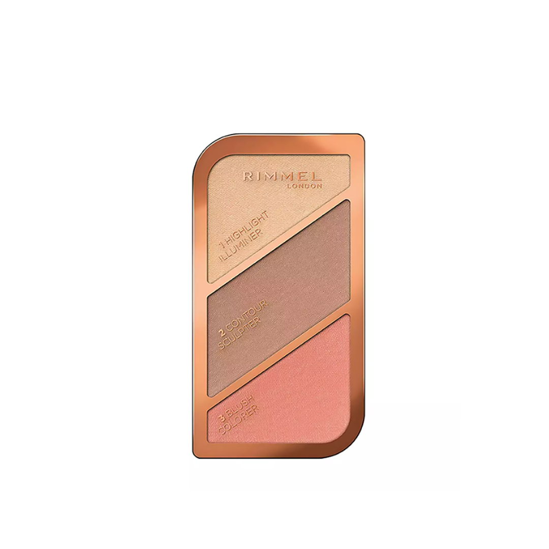 Rimmel Blush, Contouring & highlighter palette