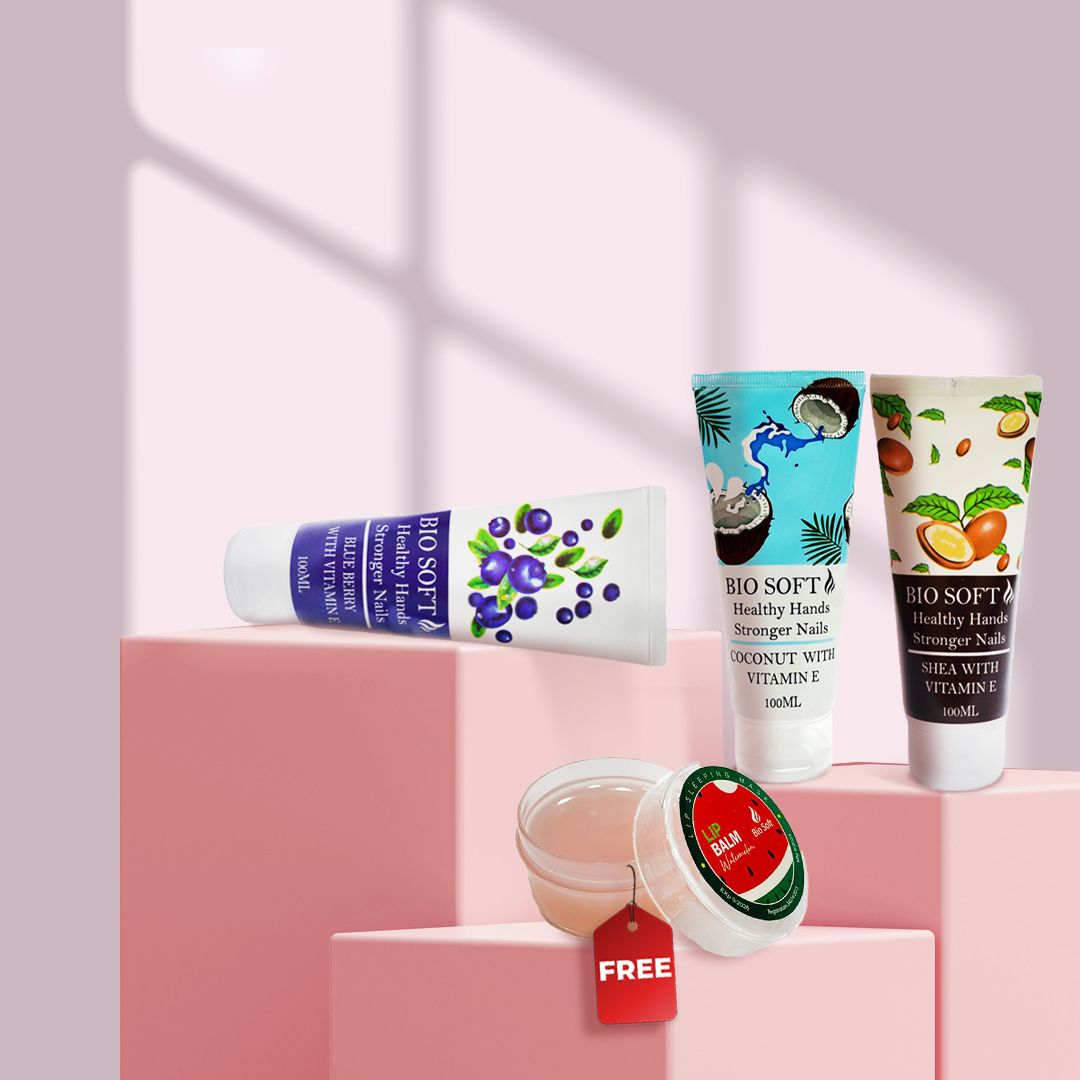 Ultimate Hydration Bundle: Buy 3 Hand Creams, Get 1 Lip Balm Free