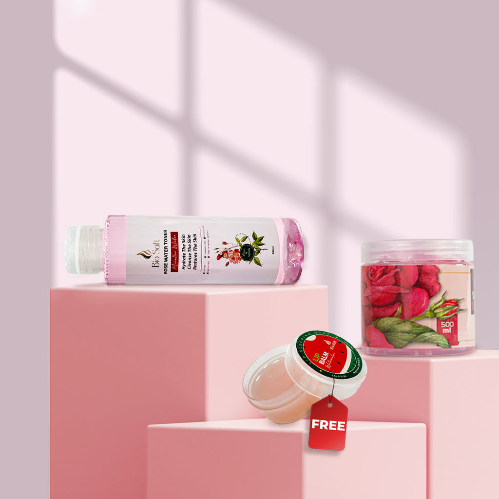 Micellar Water + Soothing Gel & Get Free Lip Balm