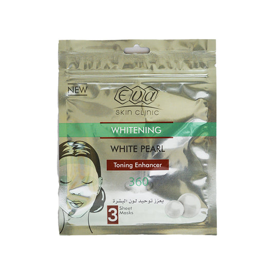 Eva Skin Clinic White Pearl 3 Sheet Masks