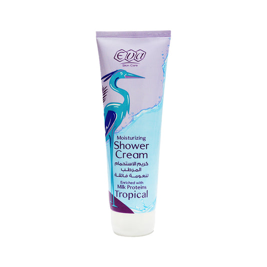 Eva Skin Care Moisturizing Shower Cream for Ultra Softness - Tropical